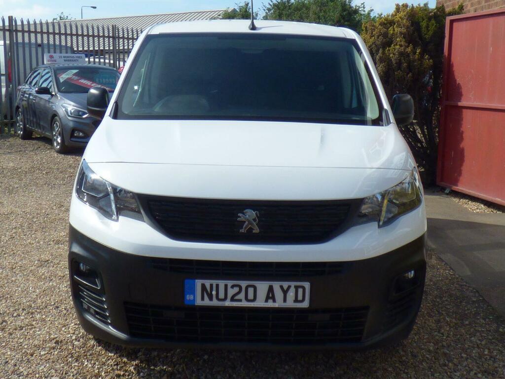Peugeot Partner Panel Van 1.5 Bluehdi 1000 Grip 1 Owner Full NU20AYD White #3
