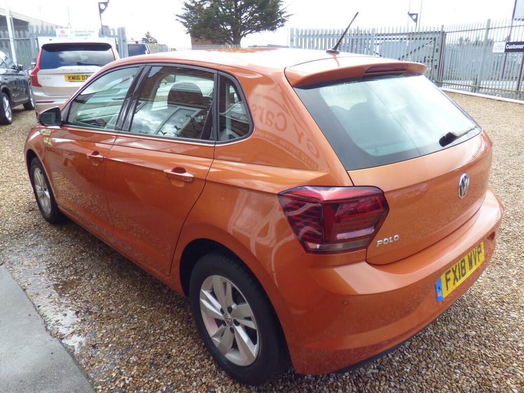 Volkswagen Polo Hatchback 1.0 Tsi Se 5-Door 11,000 Miles Full Serv FX18WVP Orange #6