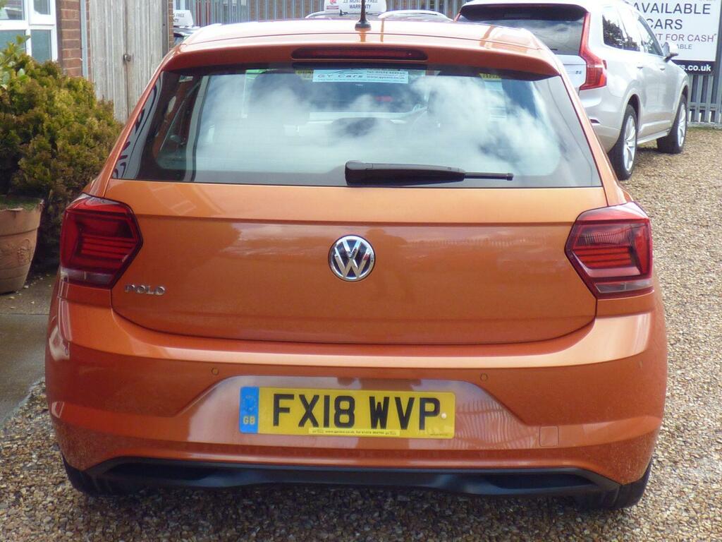 Volkswagen Polo Hatchback 1.0 Tsi Se 5-Door 11,000 Miles Full Serv FX18WVP Orange #5