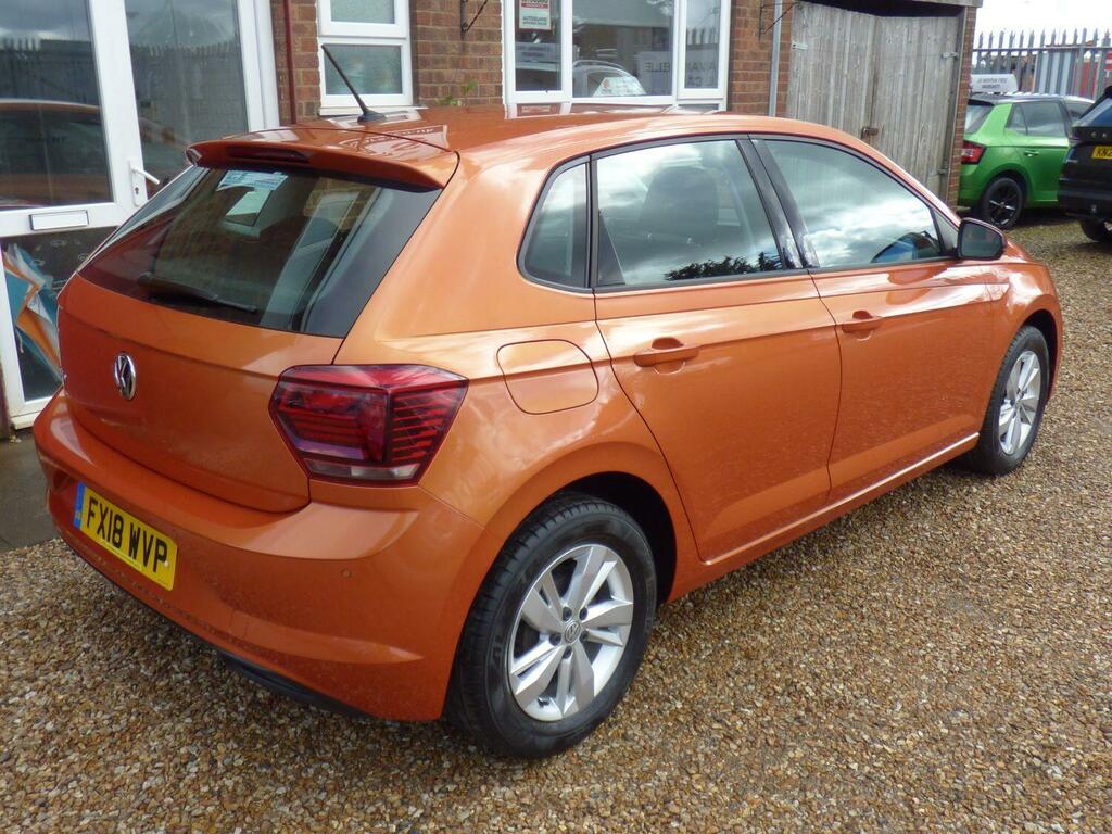 Volkswagen Polo Hatchback 1.0 Tsi Se 5-Door 11,000 Miles Full Serv FX18WVP Orange #4