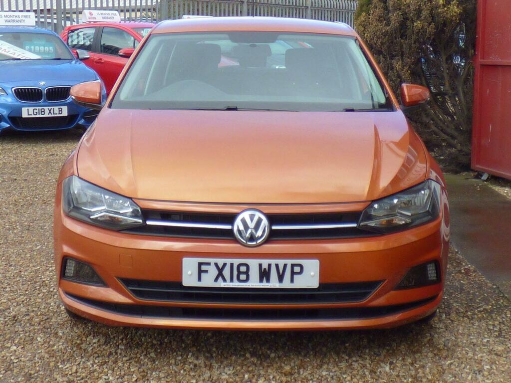 Volkswagen Polo Hatchback 1.0 Tsi Se 5-Door 11,000 Miles Full Serv FX18WVP Orange #3