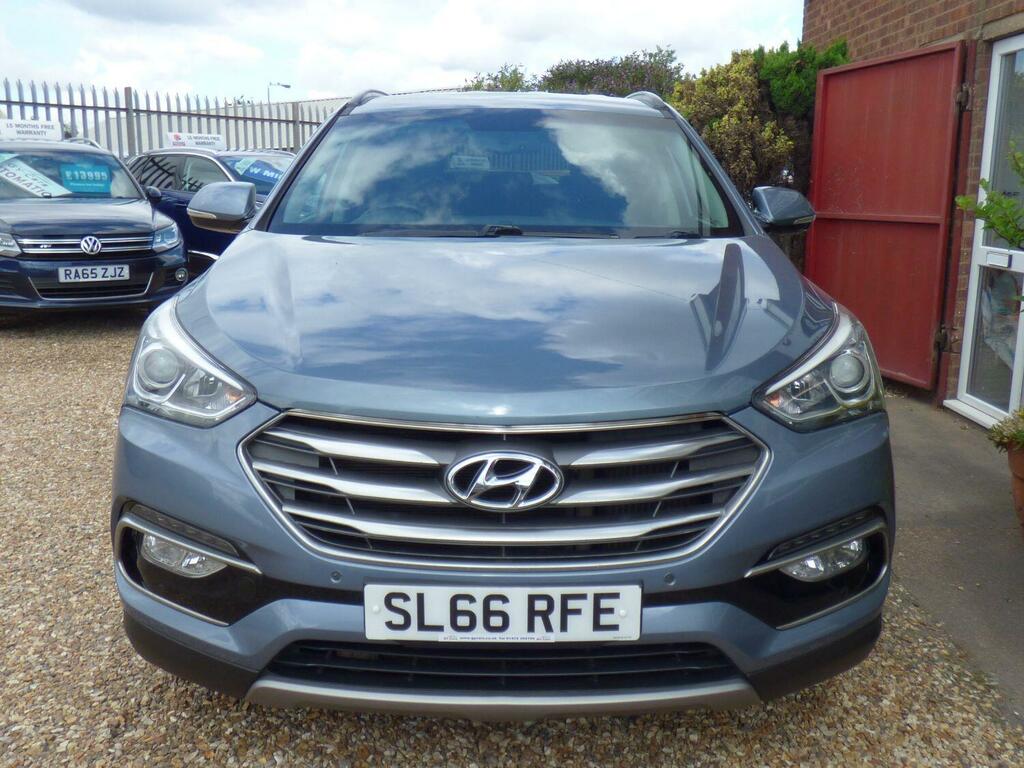 Hyundai Santa Fe Suv 2.2 Crdi Blue Drive Premium Full Service His SL66RFE Blue #2