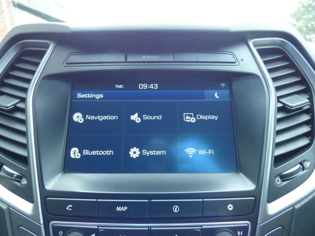 Hyundai Santa Fe Suv 2.2 Crdi Blue Drive Premium Full Service His SL66RFE Blue #6