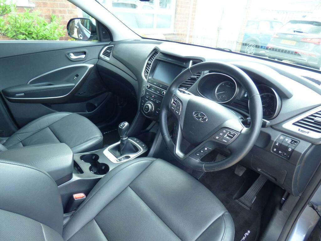 Hyundai Santa Fe Suv 2.2 Crdi Blue Drive Premium Full Service His SL66RFE Blue #3