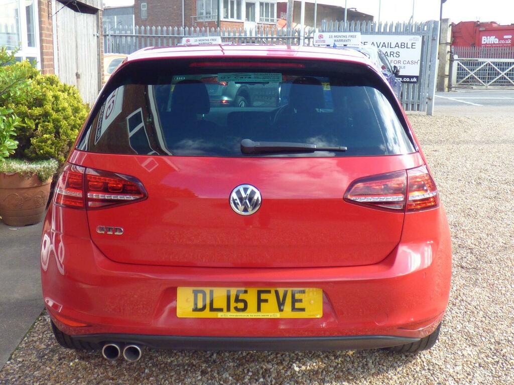Volkswagen Golf Hatchback 2.0 Tdi Bluemotion Tech Gtd 20 Tax DL15FVE Red #5