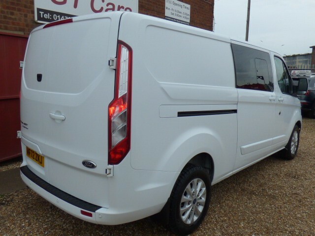 Ford Transit Custom Double Cab Van 2.0 Transit Custom Limited Dciv 300 MF72ZKJ White #5