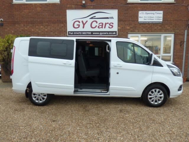 Ford Transit Custom Double Cab Van 2.0 Transit Custom Limited Dciv 300 MF72ZKJ White #4