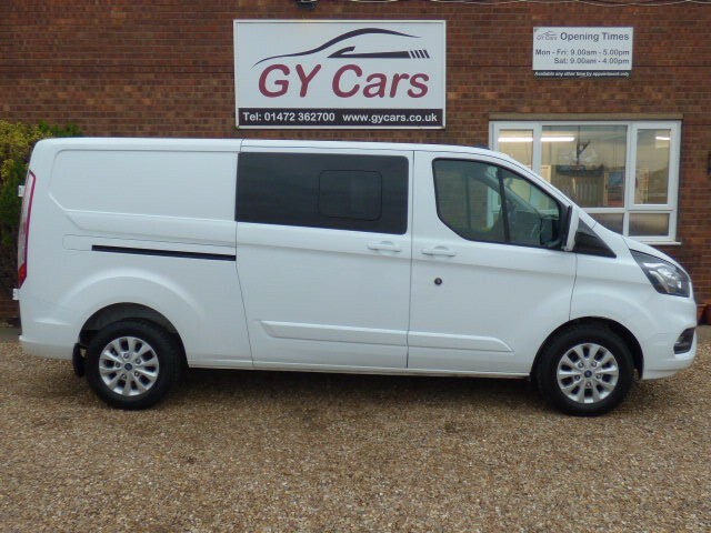 Ford Transit Custom Double Cab Van 2.0 Transit Custom Limited Dciv 300 MF72ZKJ White #2