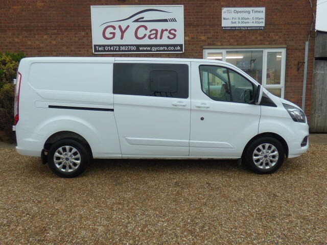 Ford Transit Custom Double Cab Van 2.0 Transit Custom Limited Dciv 300 MA72BBZ White #3