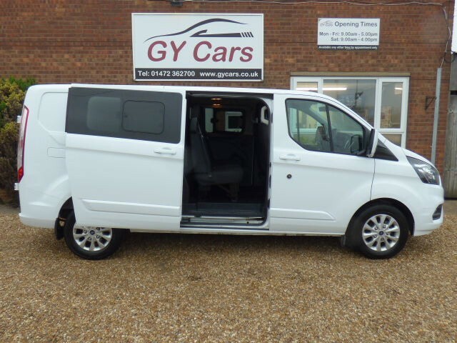 Ford Transit Custom Double Cab Van 2.0 Transit Custom Limited Dciv 300 MA72BBZ White #4