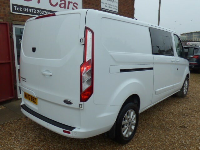 Ford Transit Custom Double Cab Van 2.0 Transit Custom Limited Dciv 300 MA72BBZ White #5