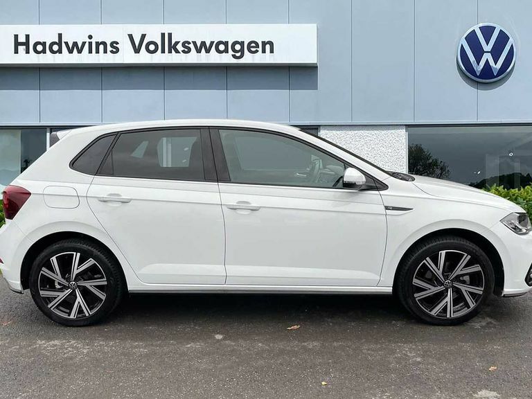 Volkswagen Polo 1.0 Tsi 110 R-line Dsg BA24XRJ White #4