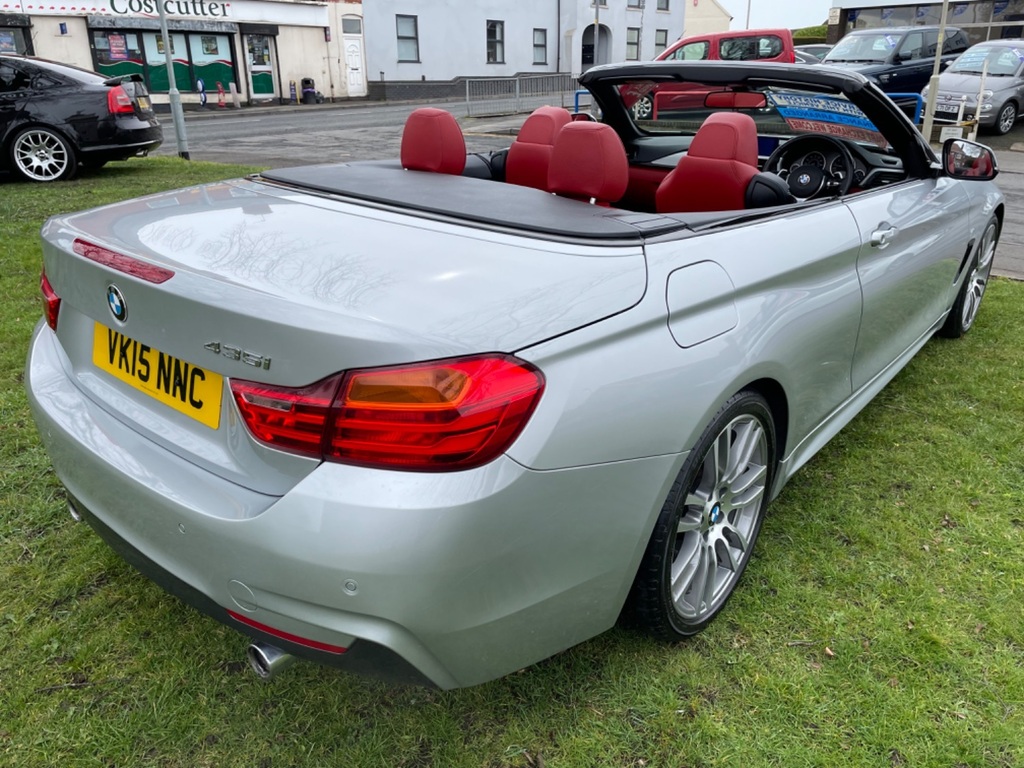 BMW 4 Series 435I M Sport 3.0 Convertible Silver #4