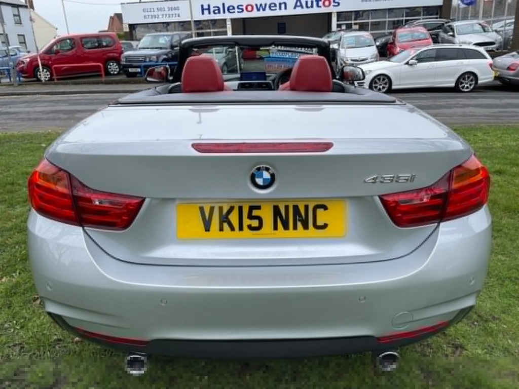 BMW 4 Series 435I M Sport 3.0 Convertible Silver #5