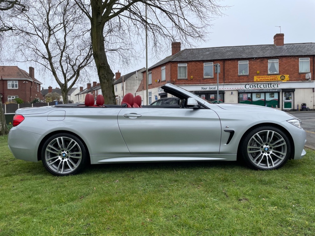 BMW 4 Series 435I M Sport 3.0 Convertible Silver #3