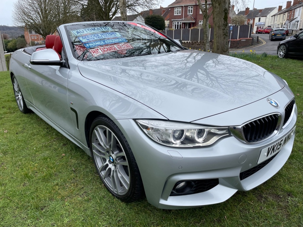 BMW 4 Series 435I M Sport 3.0 Convertible Silver #2
