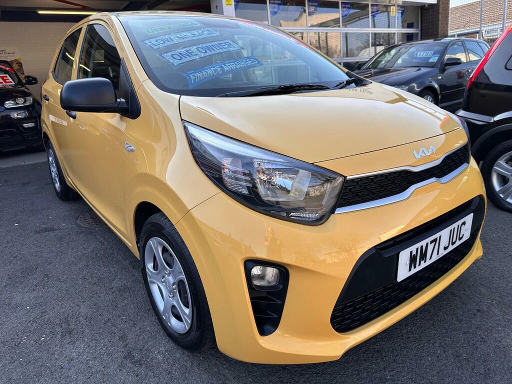 Kia Picanto 1.0 Dpi 1 Only 15K Miles Choice Of 3 Available WV22YPR Yellow #2