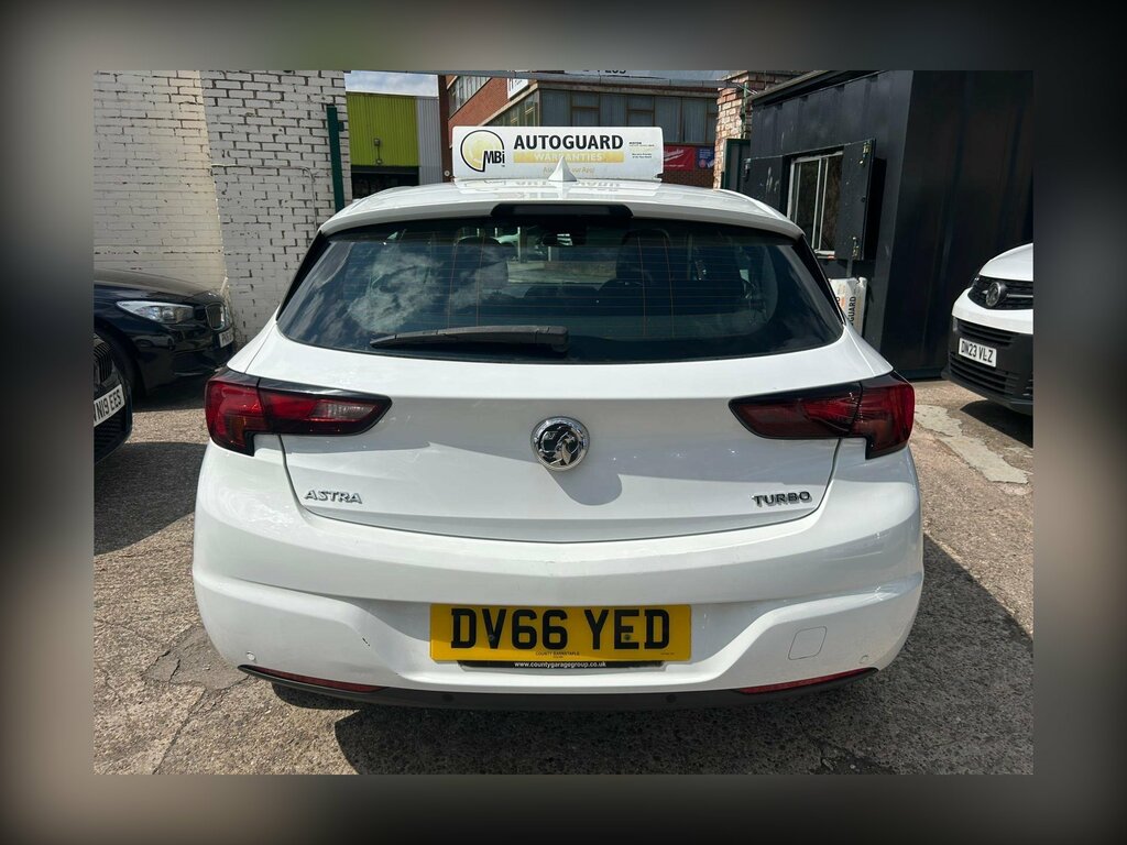 Vauxhall Astra 1.4I Turbo Sri Nav Euro 6 DV66YED White #6