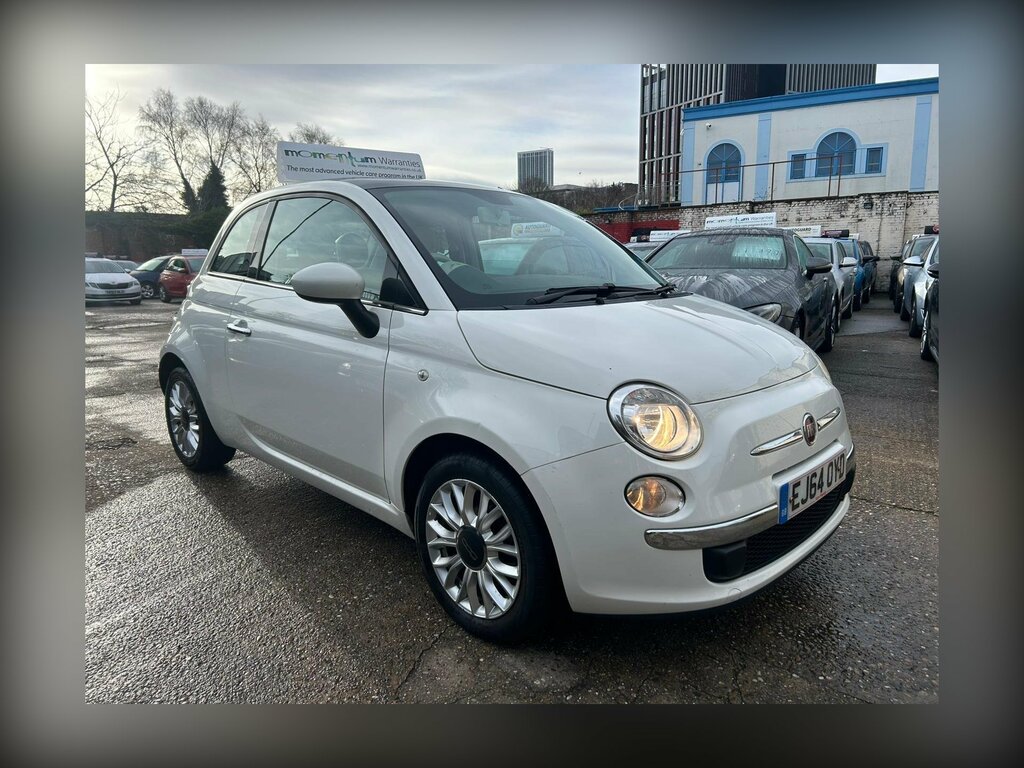 Fiat 500 1.2 Lounge Euro 6 Ss White