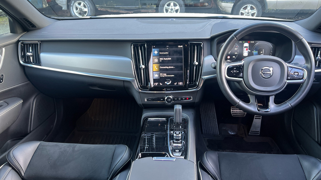 Volvo S90 2.0H T8 Recharge 11.6Kwh R-design Awd Euro 6 White #4