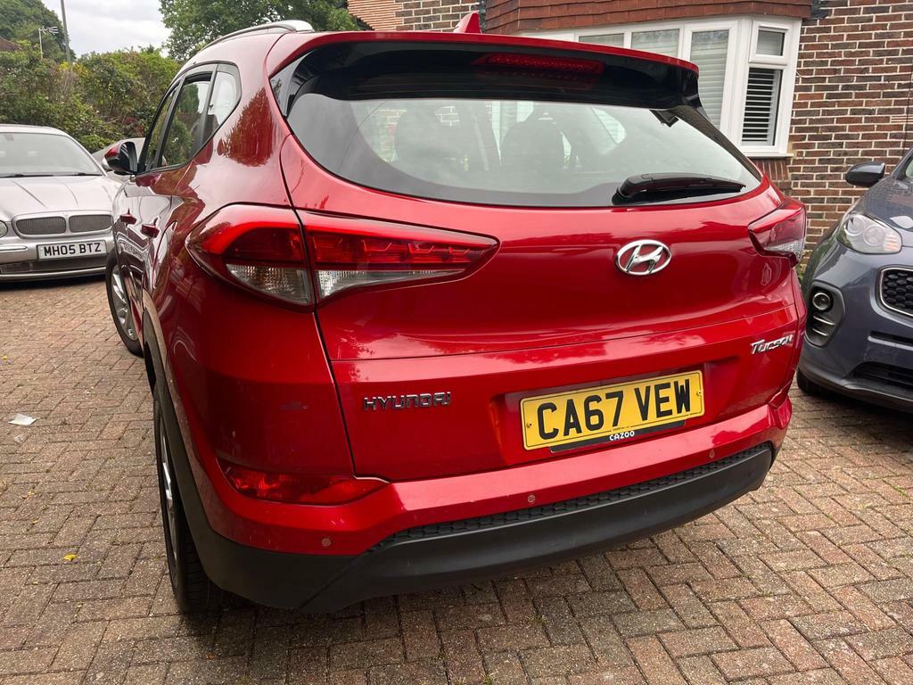 Hyundai Tucson 1.6 Gdi Blue Drive Se Euro 6 S S CA67VEW Red #4