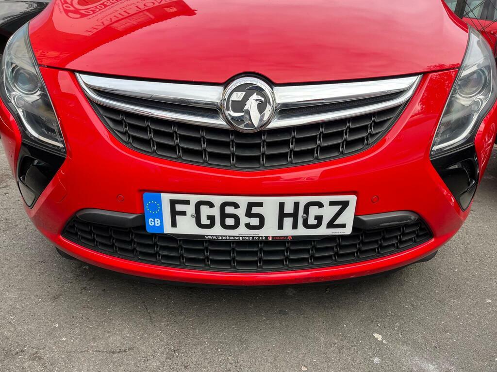 Vauxhall Zafira Tourer 1.4I Turbo Exclusiv Euro 6 FG65HGZ Red #6