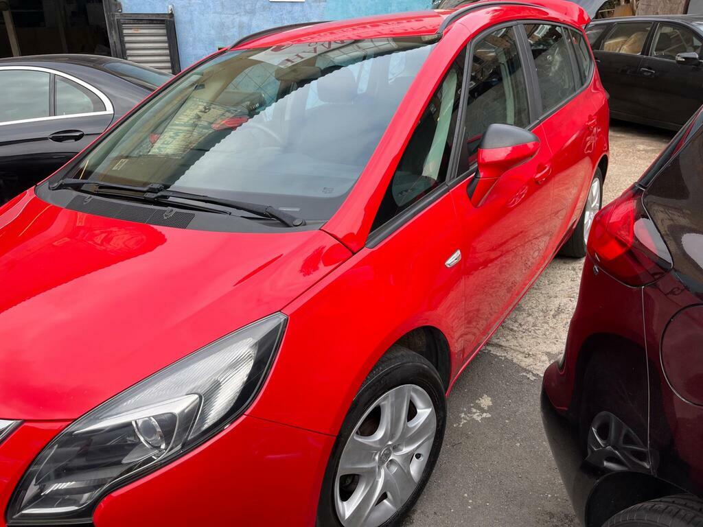 Vauxhall Zafira Tourer 1.4I Turbo Exclusiv Euro 6 FG65HGZ Red #5