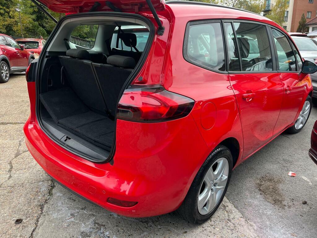 Vauxhall Zafira Tourer 1.4I Turbo Exclusiv Euro 6 FG65HGZ Red #2