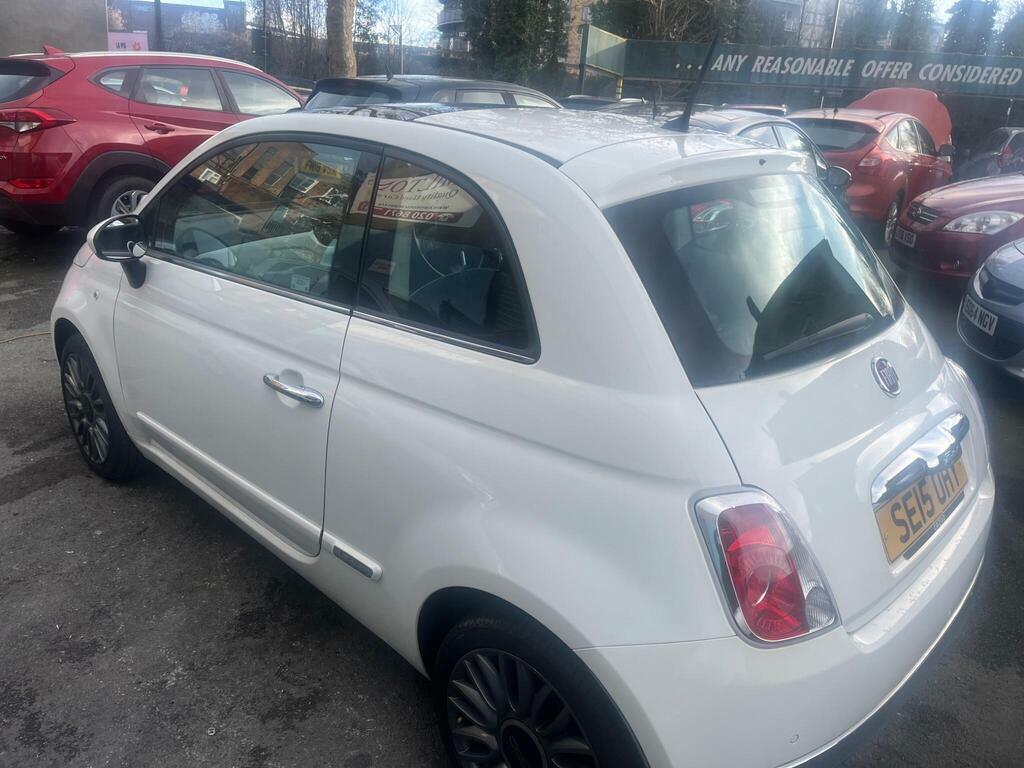 Fiat 500 1.2 Lounge Euro 6 S S White