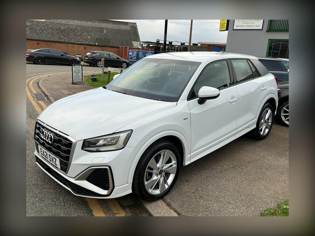 Audi Q2 2.0 Tdi 35 S Line Suv S Tronic Quattro EA21SVZ White #4