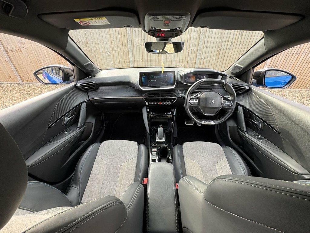Peugeot e-208 Hatchback RJ69GAO Blue #4