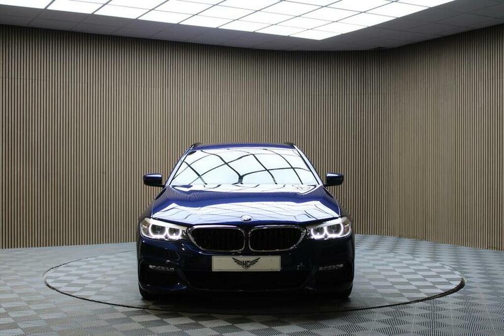 BMW 5 Series Estate 2.0 520D M Sport Touring Euro 6 Ss RV68WVU Blue #3