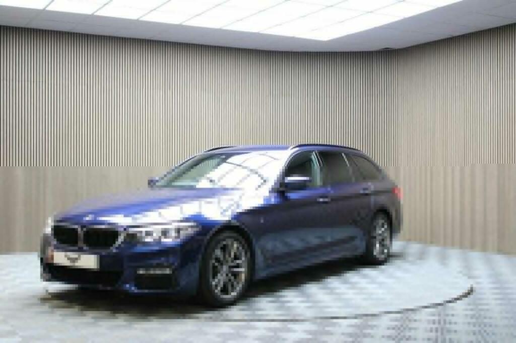 BMW 5 Series Estate 2.0 520D M Sport Touring Euro 6 Ss RV68WVU Blue #5