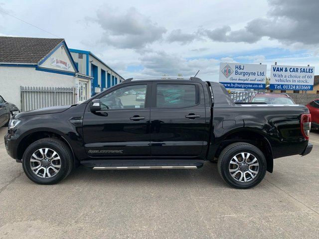 Ford Ranger 2.0 Ecoblue Wildtrak Pickup Double Cab YM71CDY Black #4