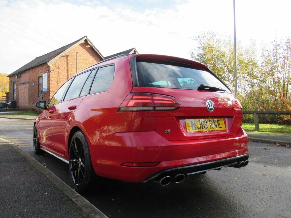 Volkswagen Golf Estate 2.0 Tsi R Dsg 4Motion Euro 6 Ss 201 NJ18RVE Red #6