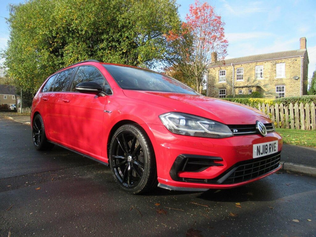 Volkswagen Golf Estate 2.0 Tsi R Dsg 4Motion Euro 6 Ss 201 NJ18RVE Red #2