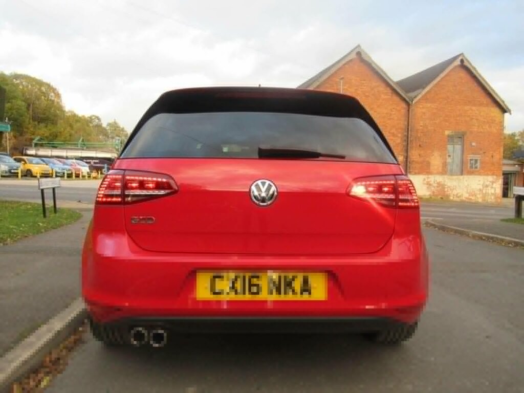 Volkswagen Golf Hatchback 2.0 Tdi Bluemotion Tech Gtd Euro 6 Ss CX16NKA Red #4