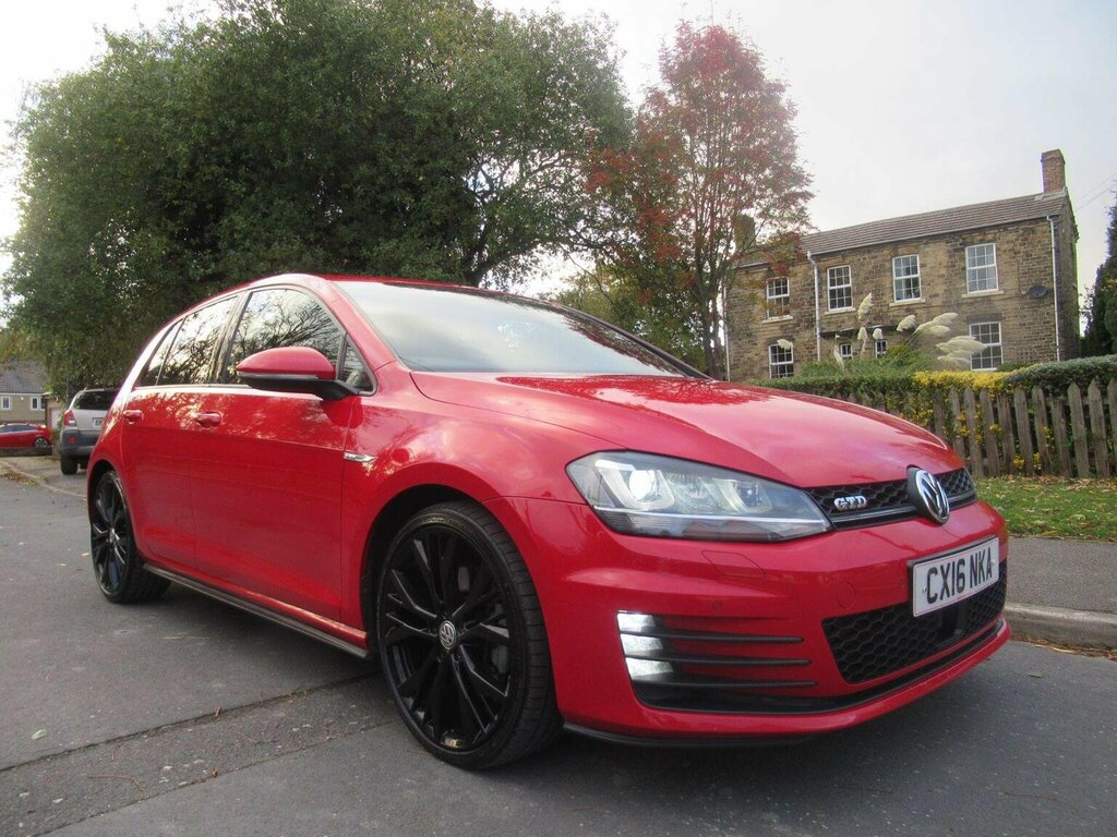 Volkswagen Golf Hatchback 2.0 Tdi Bluemotion Tech Gtd Euro 6 Ss CX16NKA Red #2