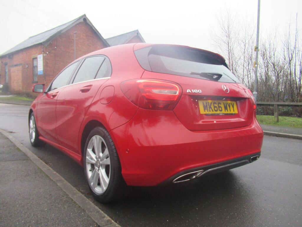 Mercedes-Benz A Class Hatchback 1.6 A180 Sport Executive Euro 6 Ss MK66MYY Red #6
