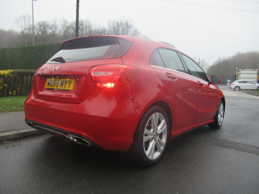 Mercedes-Benz A Class Hatchback 1.6 A180 Sport Executive Euro 6 Ss MK66MYY Red #4