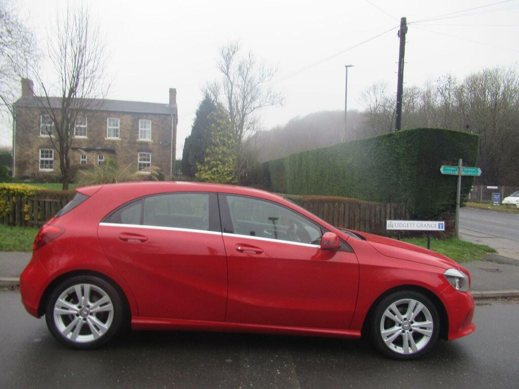 Mercedes-Benz A Class Hatchback 1.6 A180 Sport Executive Euro 6 Ss MK66MYY Red #3