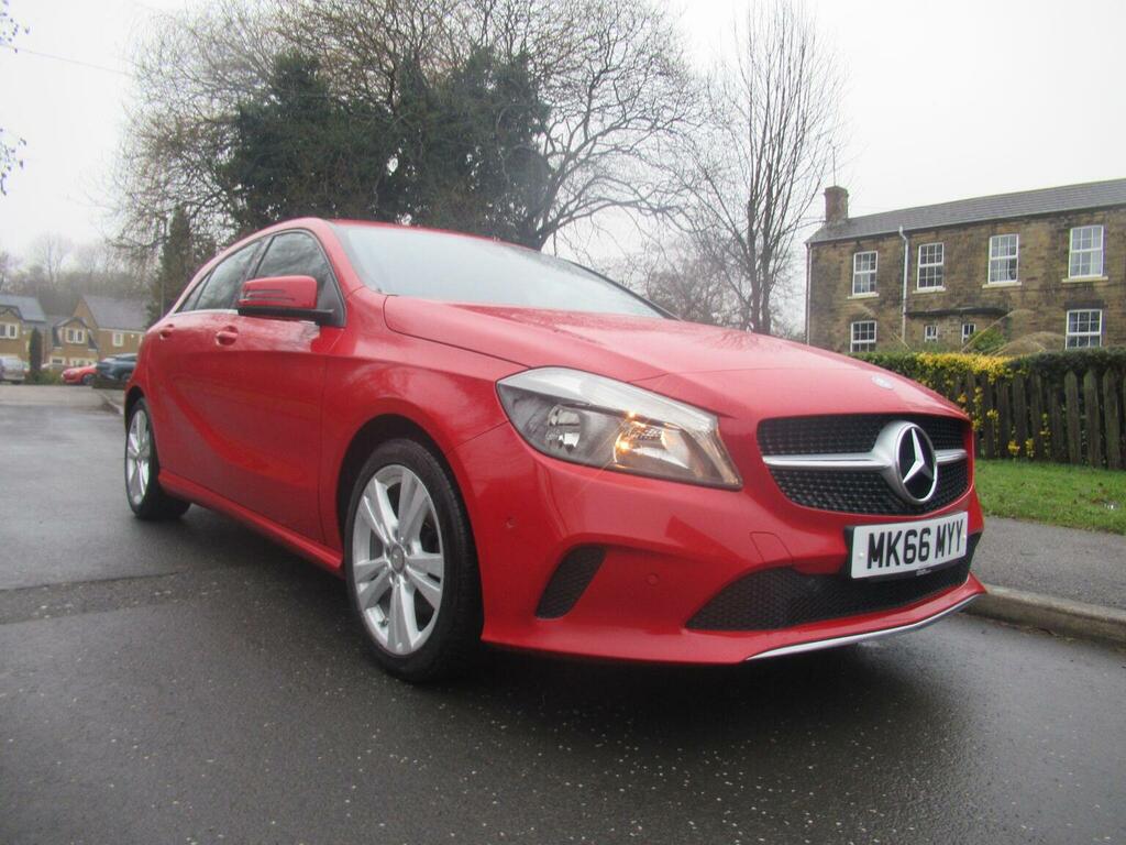 Mercedes-Benz A Class Hatchback 1.6 A180 Sport Executive Euro 6 Ss MK66MYY Red #2