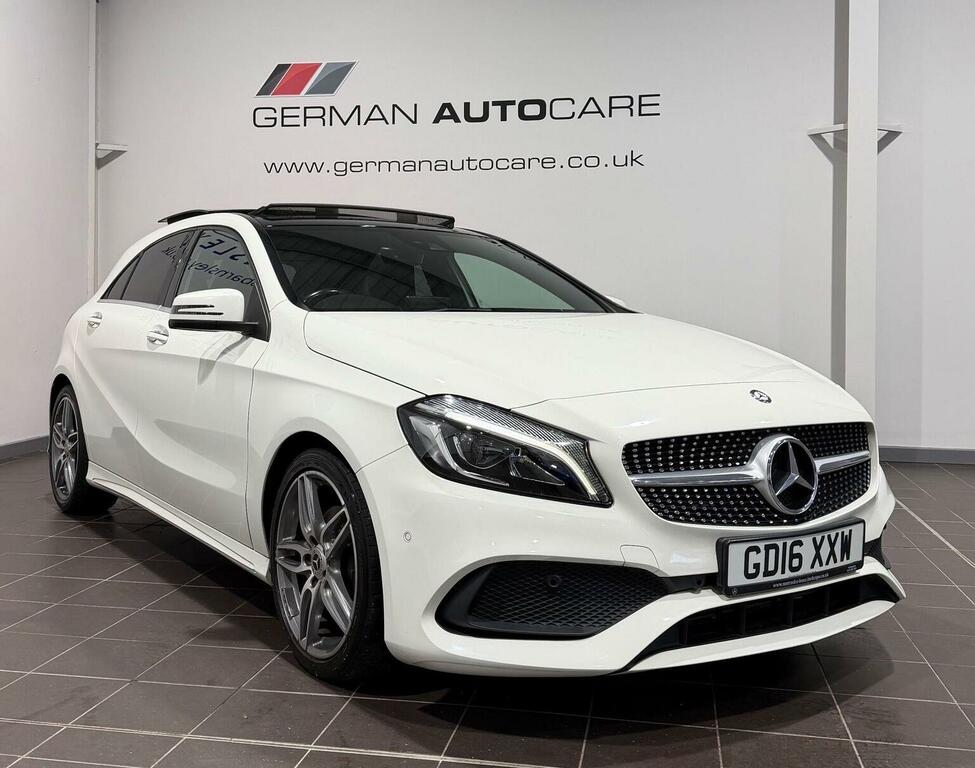 Mercedes-Benz A Class Hatchback 1.6 A180 Amg Line Premium Plus Euro 6 White