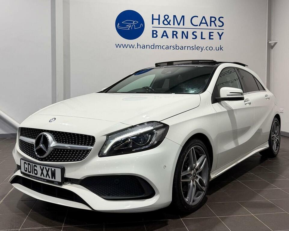 Mercedes-Benz A Class Hatchback 1.6 A180 Amg Line Premium Plus Euro 6 GD16XXW White #3
