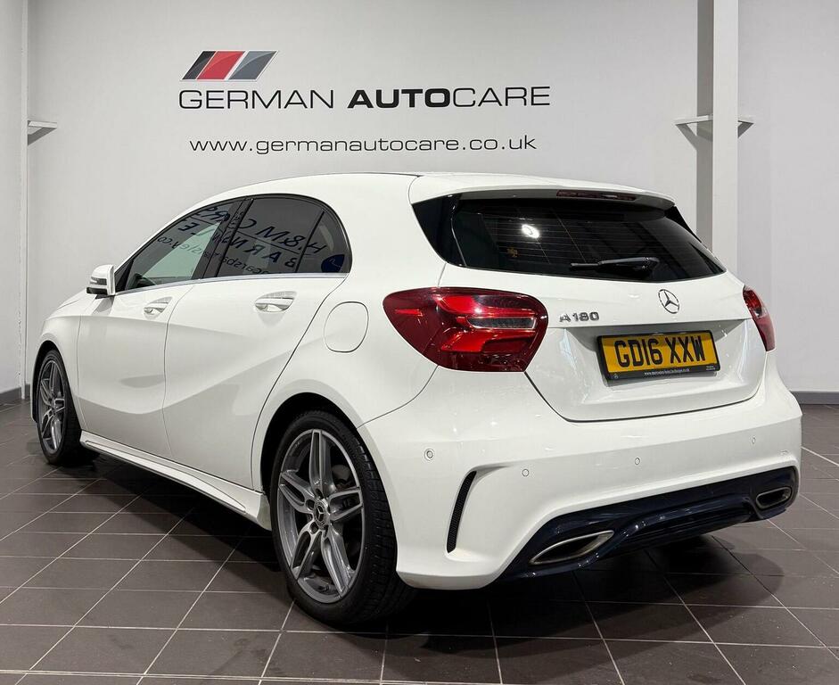 Mercedes-Benz A Class Hatchback 1.6 A180 Amg Line Premium Plus Euro 6 GD16XXW White #4