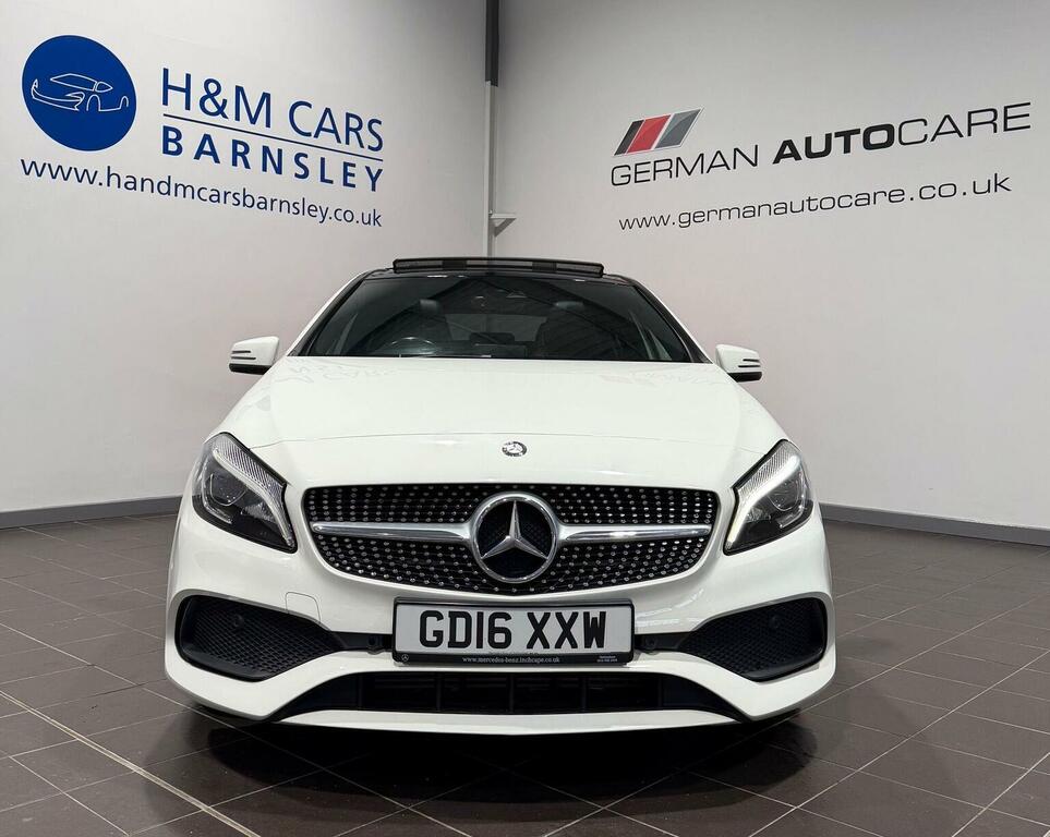 Mercedes-Benz A Class Hatchback 1.6 A180 Amg Line Premium Plus Euro 6 GD16XXW White #2
