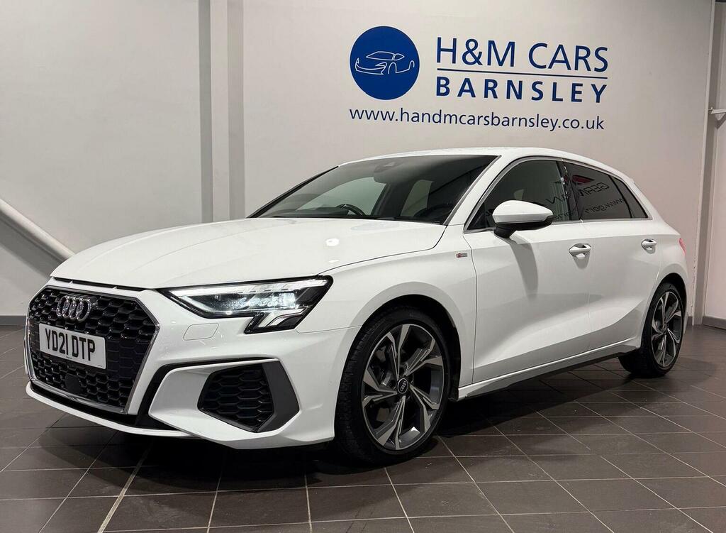 Audi A3 Hatchback 1.0 Tfsi 30 S Line Sportback S Tronic Eu YD21DTP White #3