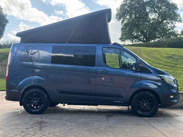 Ford Transit Custom 2022 2.0 300 Ecoblue Trail Panel Van Ma YT22VYO Blue #5