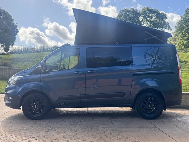 Ford Transit Custom 2022 2.0 300 Ecoblue Trail Panel Van Ma YT22VYO Blue #6