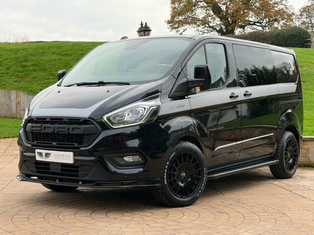 Ford Transit Custom 2021 2.0 280 Ecoblue Limited Panel Van YP21ORZ Black #3